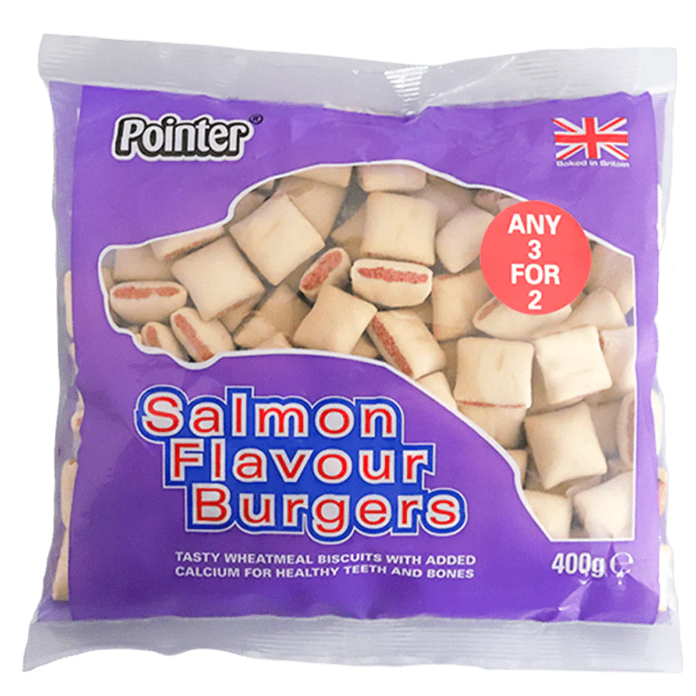 Pointer Salmon Burger 400g Buy 2 and get One FREE