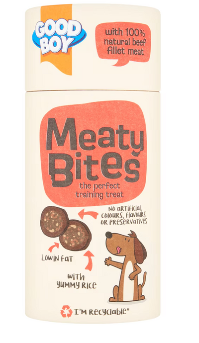 GOOD BOY MEATY BITES BEEF RICE 70g