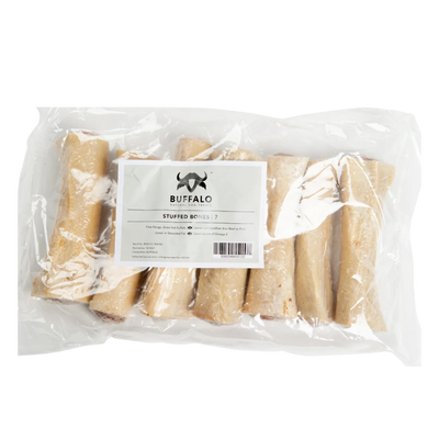 Buffalo Dog Bone - Meat Filled Bones - 7 Pieces