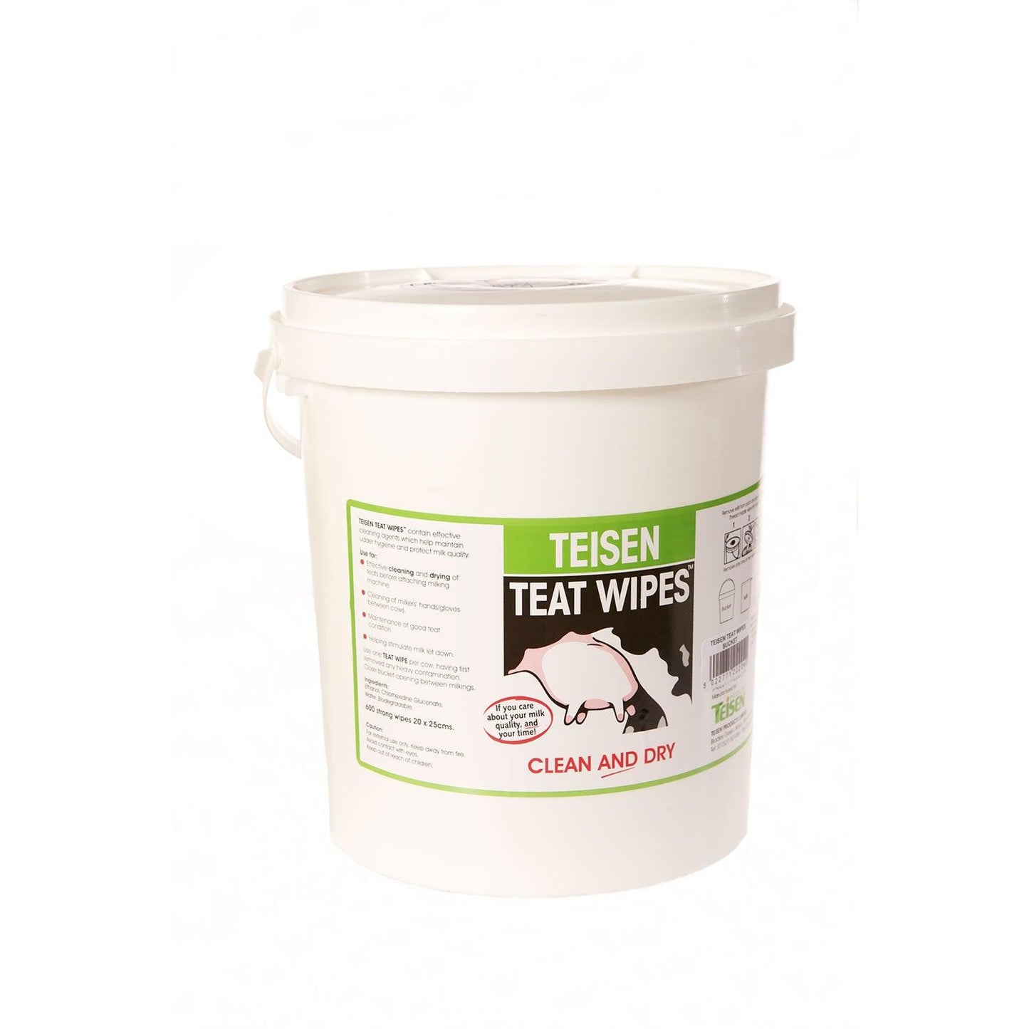 Teisen Products Teat Wipes 600 Bucket - Ormskirk Pets