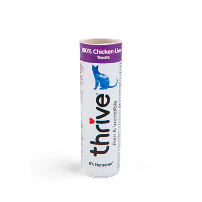Thrive Cat Treats 100% Chicken Liver 25g Single