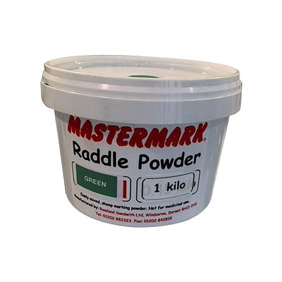 Mastermark Raddle Powder Green x 1kg - Ormskirk Pets