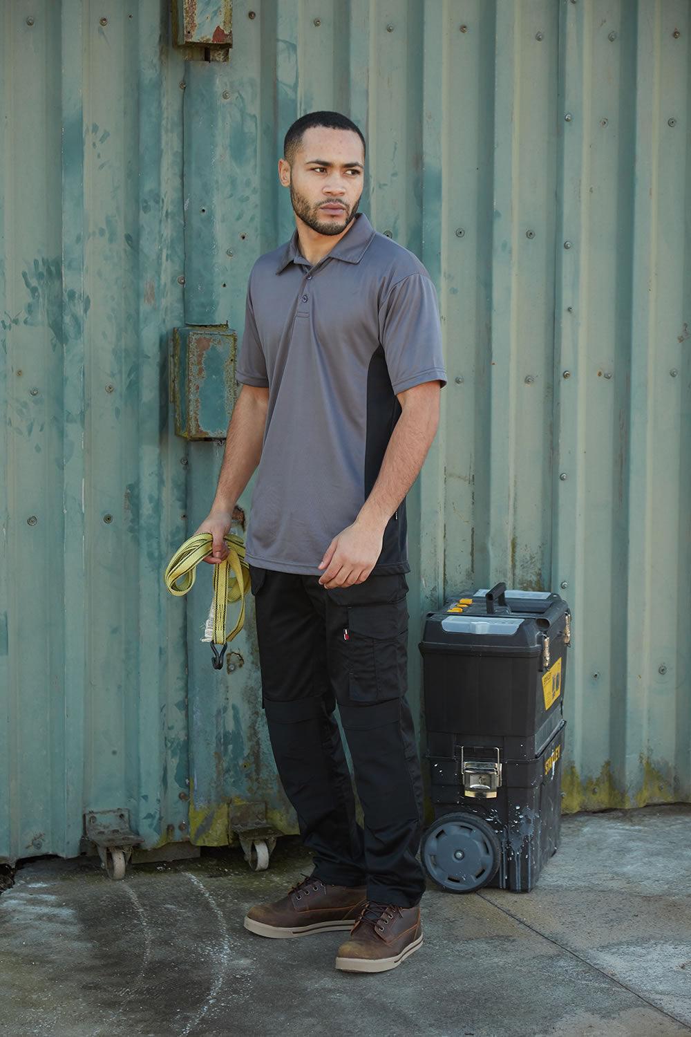 TUFFSTUFF PROFLEX WORK TROUSER BLACK REGULAR - Ormskirk Pets