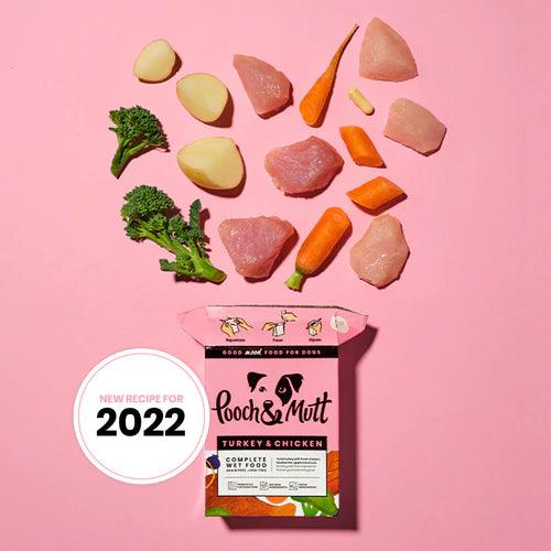 Pooch & Mutt Turkey & Chicken Wet Food 12 x 375g - Ormskirk Pets