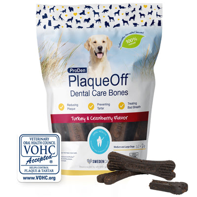 Proden Plaqueoff Dental Care Bones Turkey & Cranberry