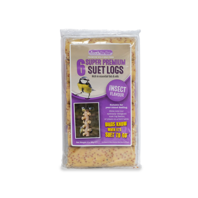 Suet To Go Logs Insect & Mealworm 90g X 6 Pack