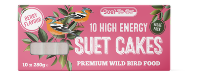 Suet To Go Berry Flavour High Energy Suet Cake x 10 Value Pack