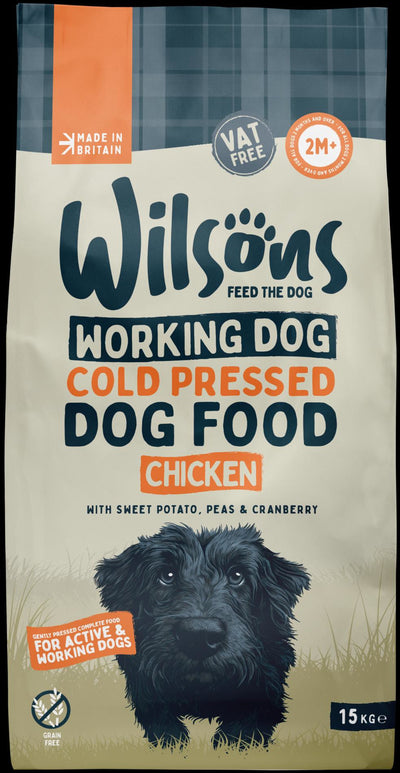 Wilsons Working Dog Chicken Dry 15kg Cold Pressed Dog Food