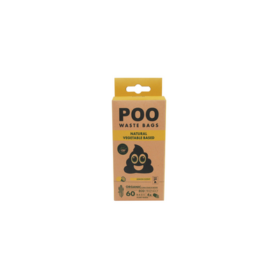 M-PETS Poo Dog Waste Bags Lemon Scented