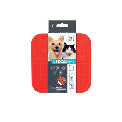 M-PETS Lecca Mat Red For Dogs And Cats