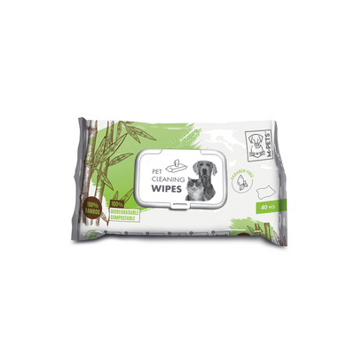 M-PETS Pet Cleaning Wipes 100% Bamboo