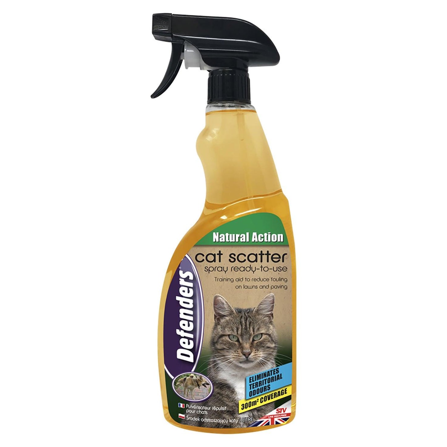 Defenders Cat Scatter Rtu Spray 1ltr - Ormskirk Pets