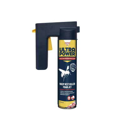 Zero In Ultra Power Wasp Nest Killer Foam Jet 600ml - Ormskirk Pets
