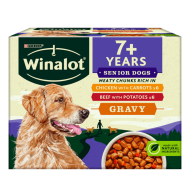 Winalot Perfect Portions Senior Mixed Variety Chunks In Gravy (Chicken & Carrot/ Beet & Potatoes 12X100G - Ormskirk Pets