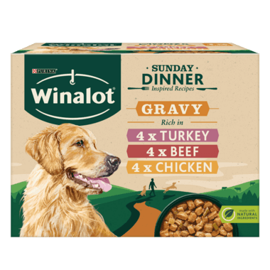 Winalot Perfect Portions Adult "Sunday Dinner" In Gravy 12X100G - Ormskirk Pets