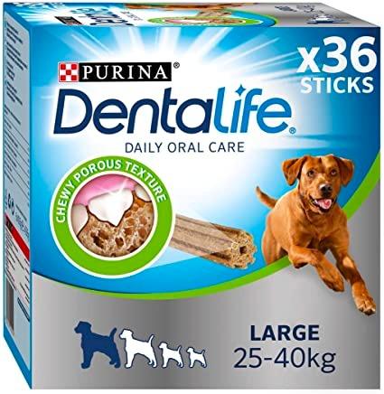 DENTALIFE Large Dog Treat Dental Chew 36 Stick - Ormskirk Pets