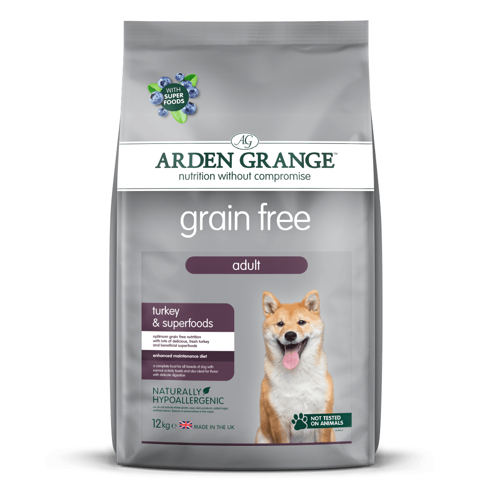 Arden Grange Dog Adult Grain Free Turkey Superfoods 12kg - Ormskirk Pets