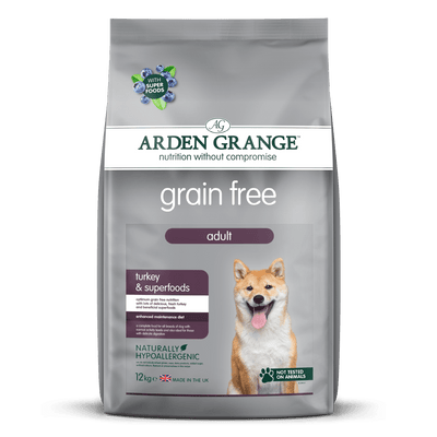 Arden Grange Dog Adult Grain Free Turkey Superfoods 12kg - Ormskirk Pets