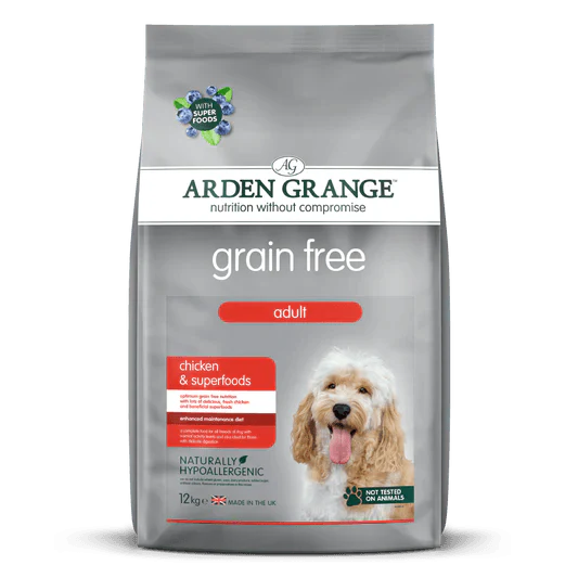 Arden Grange Dog Adult Grain Free Chicken Superfoods 12kg - Ormskirk Pets