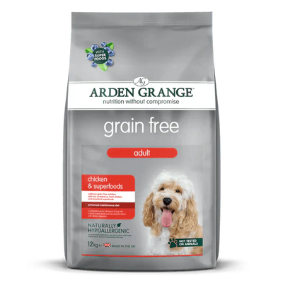 Arden Grange Dog Adult Grain Free Chicken Superfoods 12kg - Ormskirk Pets