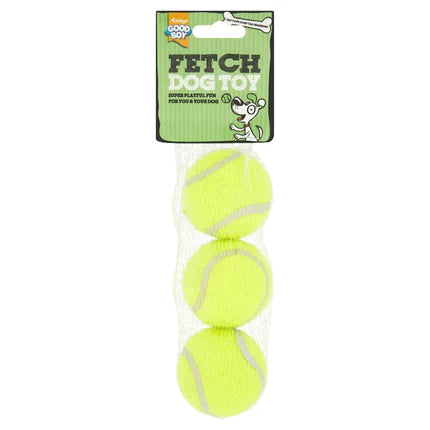 Good Boy Tennis Balls set of 3 65mm (2.5”)