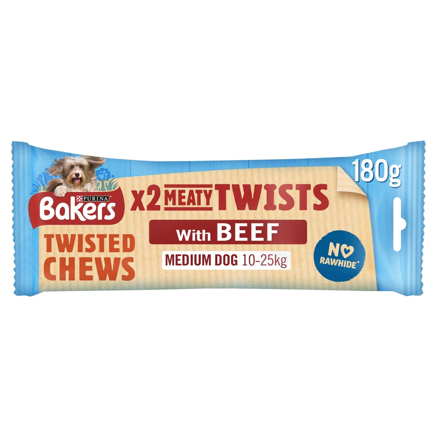 Bakers Meaty Twist Medium Dog Treats 180g - Ormskirk Pets