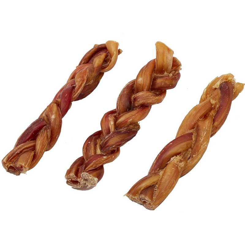 Buffalo Braided Pizzles 6" 1kg - Approx 25 pieces. - Ormskirk Pets