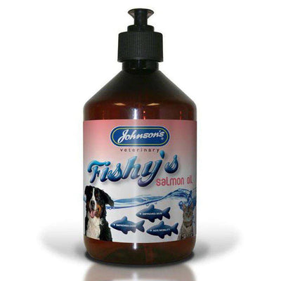 Johnson's Fishy's Salmon Oil 500ml - Ormskirk Pets
