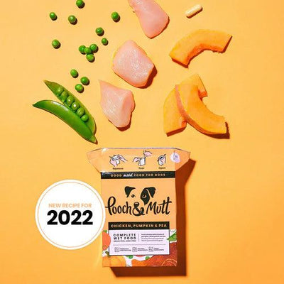 Pooch & Mutt Chicken, Pumpkin & Pea Wet Food 12 x 375g - Ormskirk Pets