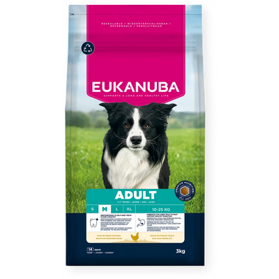 Eukanuba Adult Dog Medium Breed Chicken 3Kg