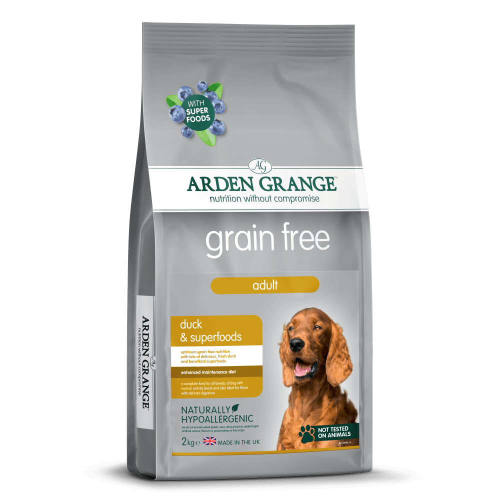 Arden Grange Dog Adult Grain Free Duck Superfoods 2kg - Ormskirk Pets