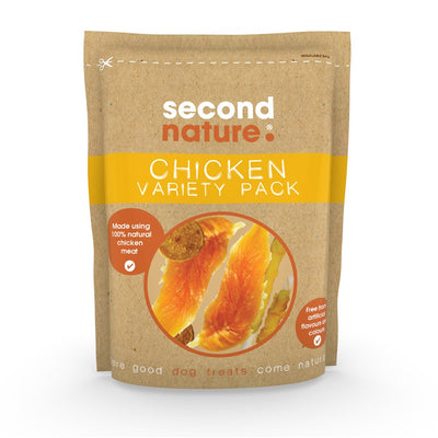 Second Nature Dog Treats Chicken Variety Mega Pack 320g