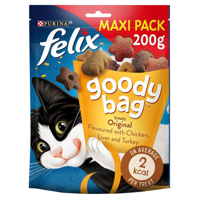 Felix Goody Bag Cat Treats Original Mix 200g - Ormskirk Pets