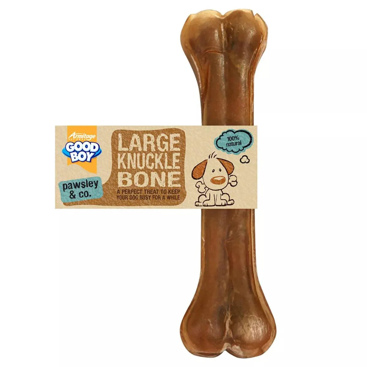 Good Boy Pawsley & Co Large Knuckle Bone Dog Treat - Ormskirk Pets