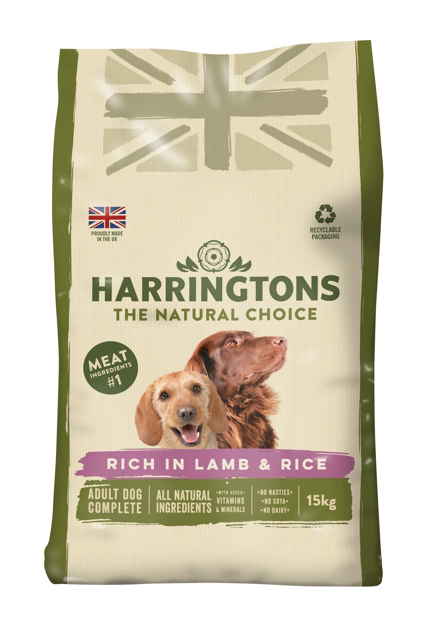 Harringtons Lamb & Rice, 15kg - Ormskirk Pets