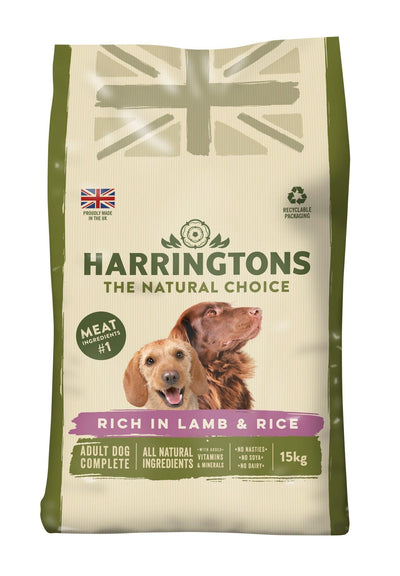 Harringtons Lamb & Rice, 15kg - Ormskirk Pets