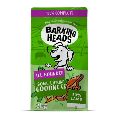 Barking Heads All Hounder Bowl Lickin' Goodness Lamb, 2KG