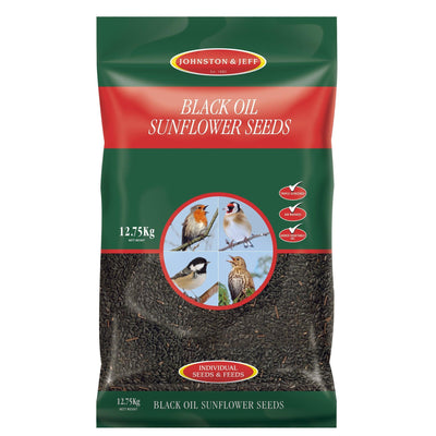 Johnston & Jeff Black Oil Sunflower Seed 12.75kg - Ormskirk Pets
