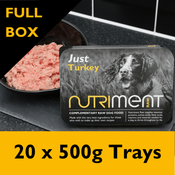 Nutriment Dog Adult Just Turkey 500g - Ormskirk Pets