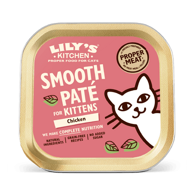 Lily's Kitchen Chicken Pate for Kittens, 85g x 19 - Ormskirk Pets