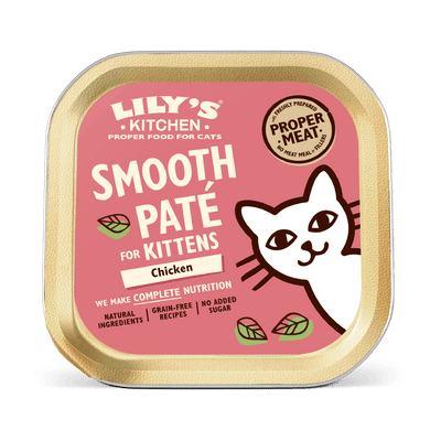 Lily's Kitchen Chicken Pate for Kittens, 85g x 19 - Ormskirk Pets