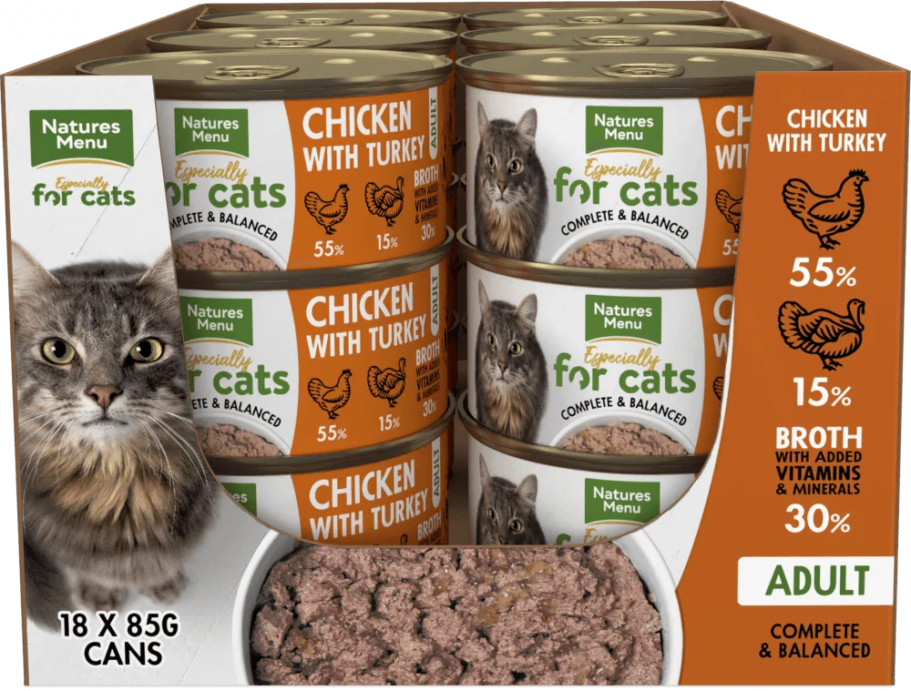 Natures Menu Especially For Cats Chicken & Turkey 18x85g - Ormskirk Pets
