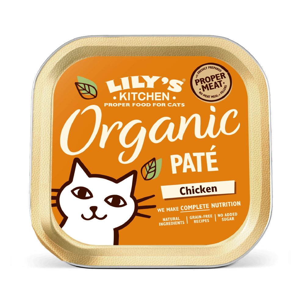 Lily's Kitchen Cat Organic Chicken Pate, 85g x 19 - Ormskirk Pets