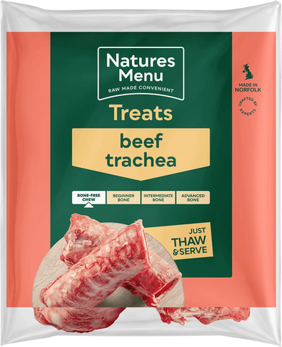 Natures Menu Natural Raw Beef Trachea - Ormskirk Pets