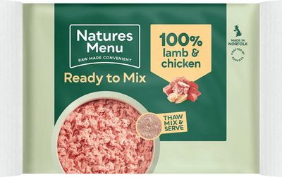 Natures Menu Just 100% Lamb and Chicken Mince 400g - Ormskirk Pets