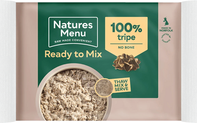 Natures Menu Just 100% Tripe Mince 400g - Ormskirk Pets
