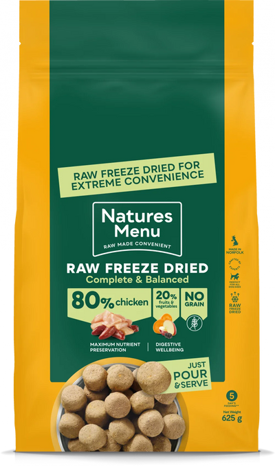 Natures Menu 80/20 Chicken Freeze Dried 625g