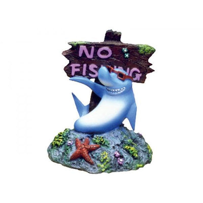 Rosewood Cool Shark No Fishing Sign - Ormskirk Pets