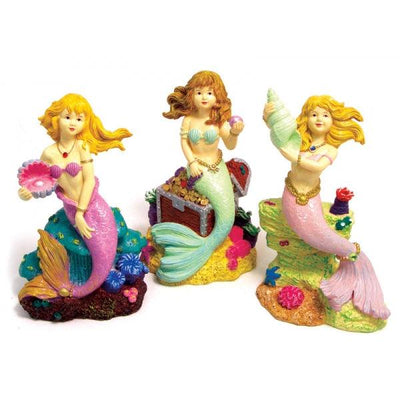 Rosewood Treasure Mermaids Ornament 3 Mermaid pack - Ormskirk Pets
