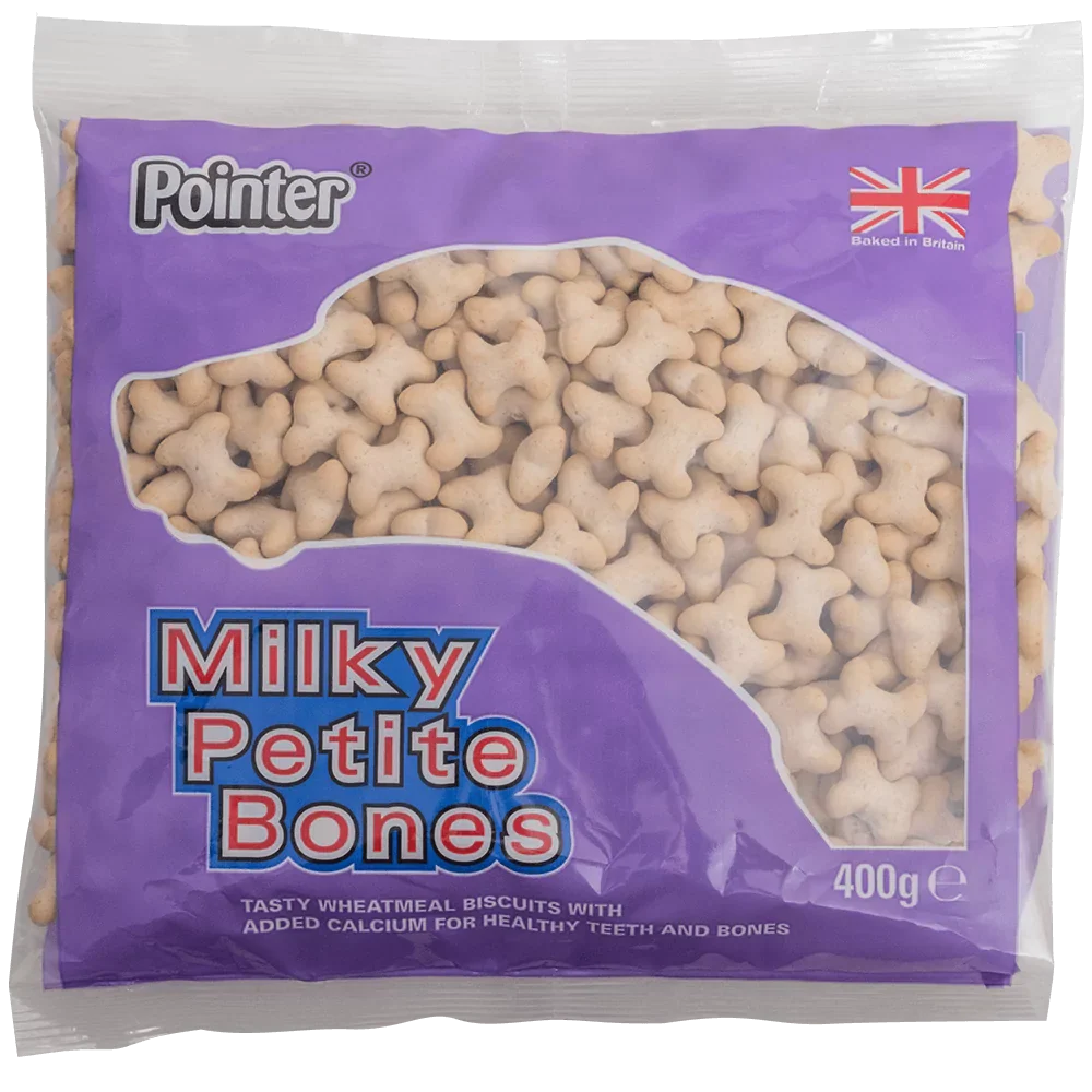 Pointer Milky Small Petite Bones 400g Buy 2 and get One FREE